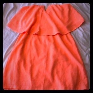 New orange mini dress Charlotte Russe